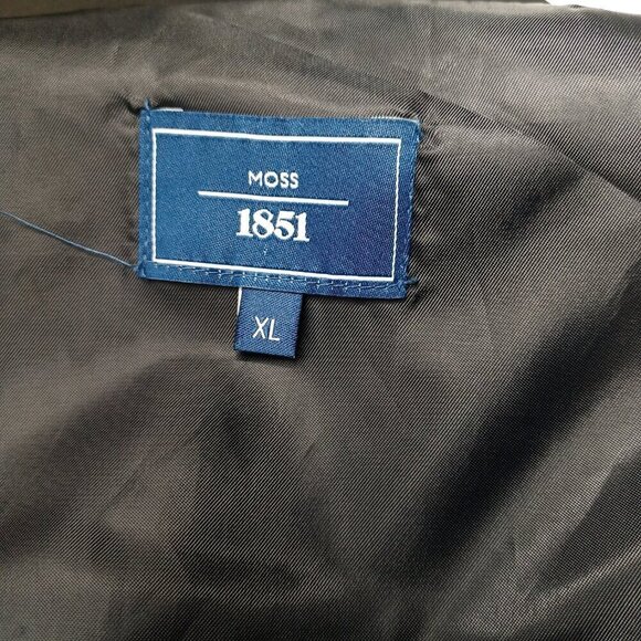 Moss 1851 Black Paisley 6 Button Men's Dress Vest Size XL - Picture 13 of 14